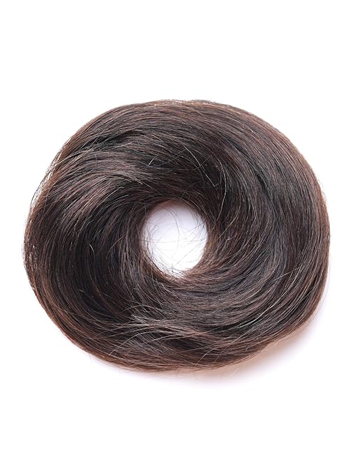 Synthetic Hair Donut Scrunchie