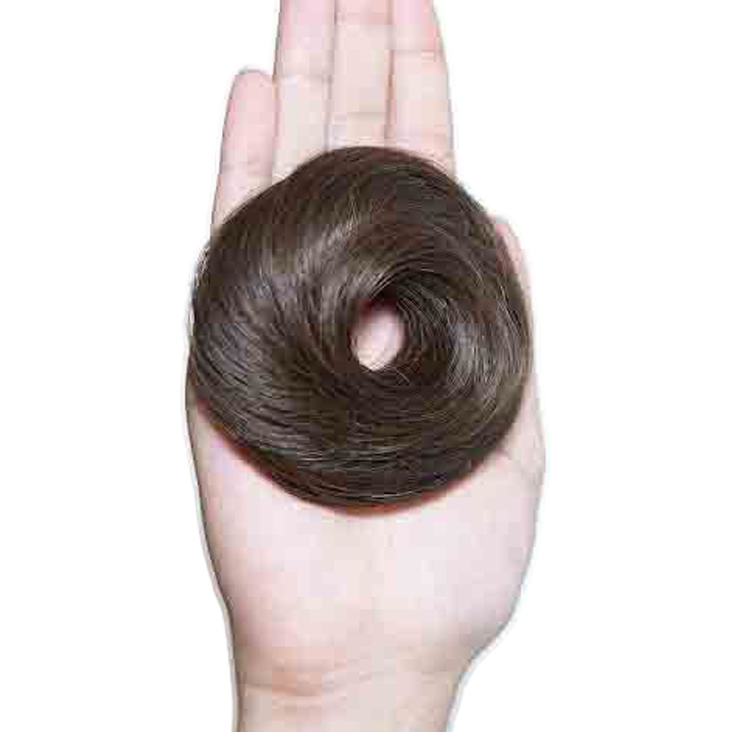 Synthetic Hair Donut Scrunchie
