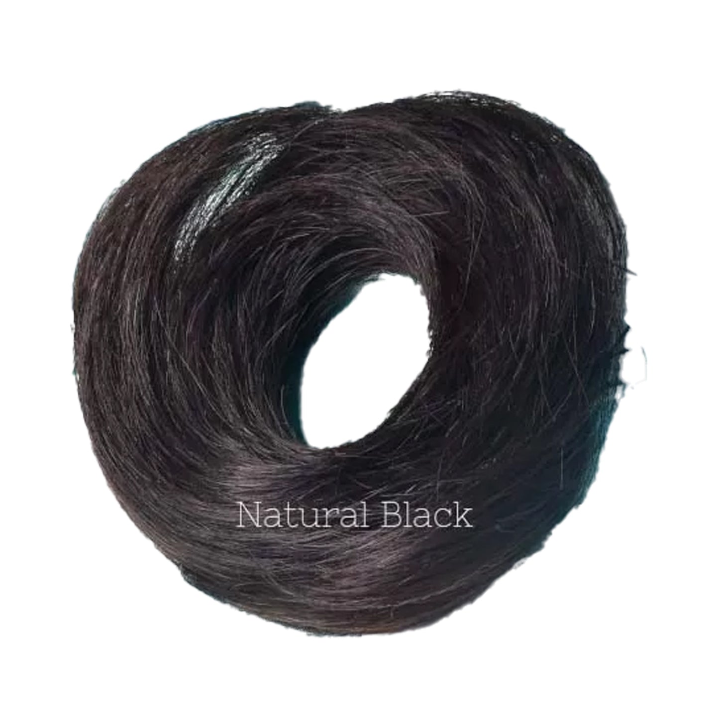 Synthetic Hair Donut Scrunchie