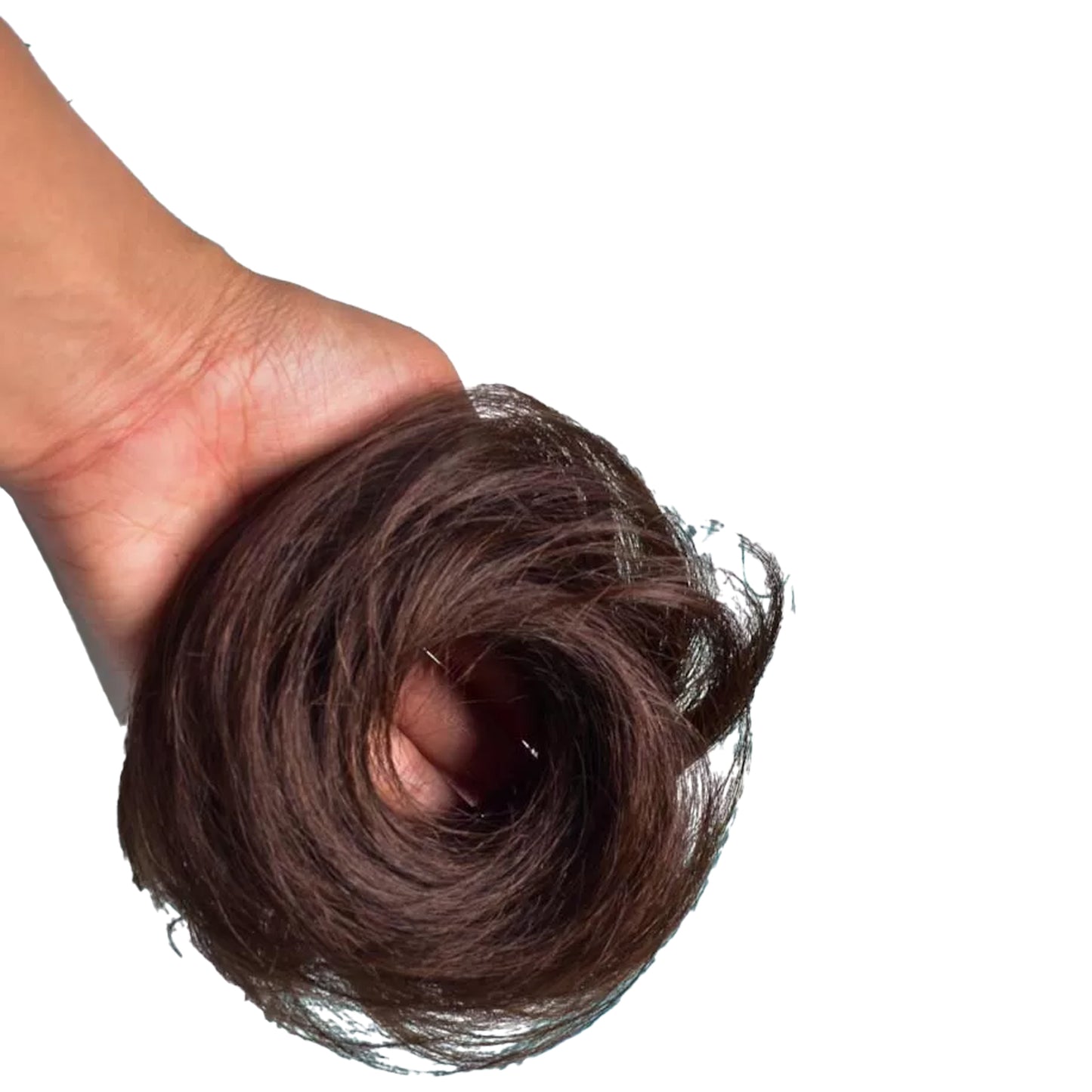 Synthetic Hair Donut Scrunchie