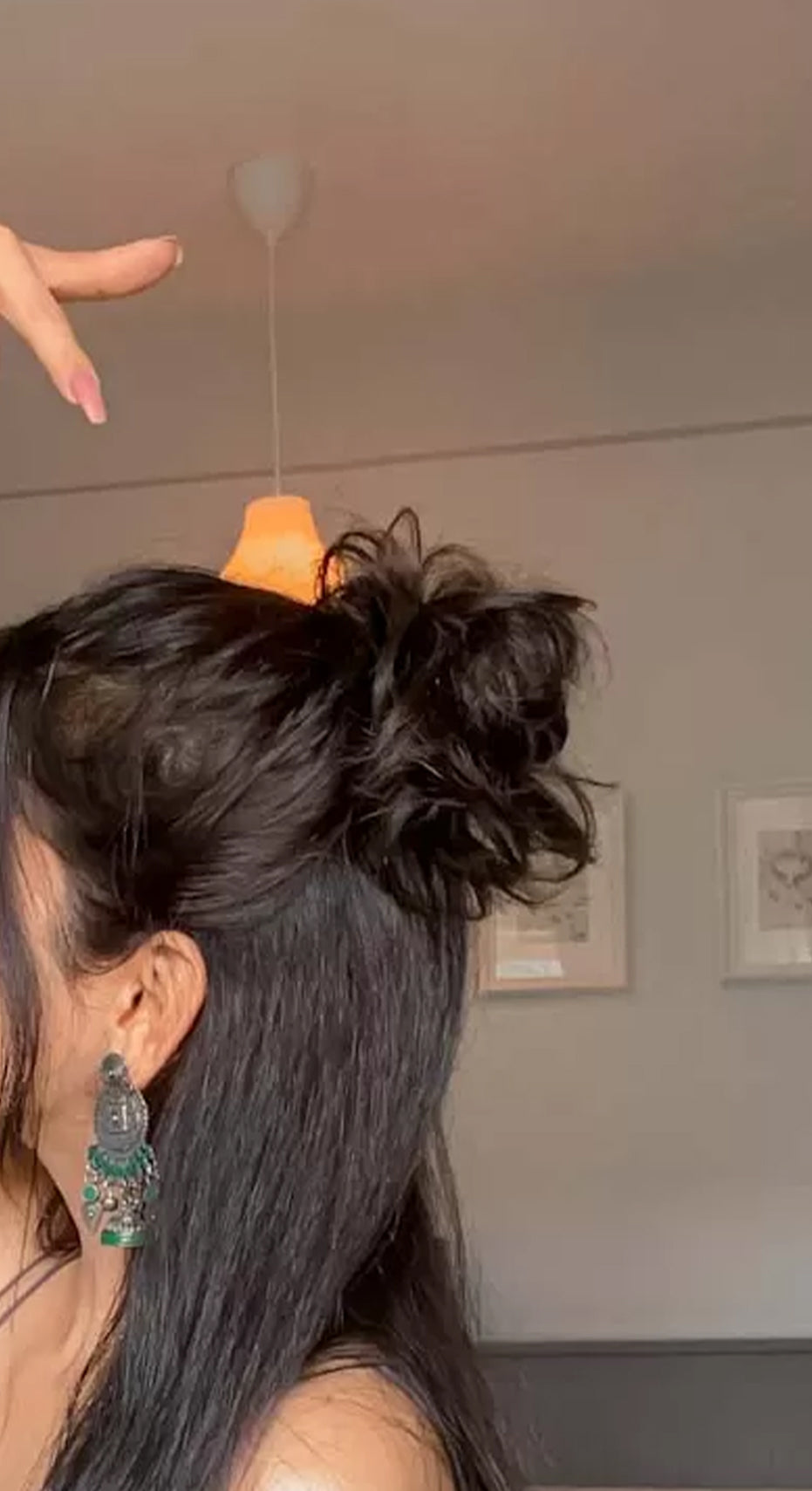Synthetic Hair Donut Scrunchie