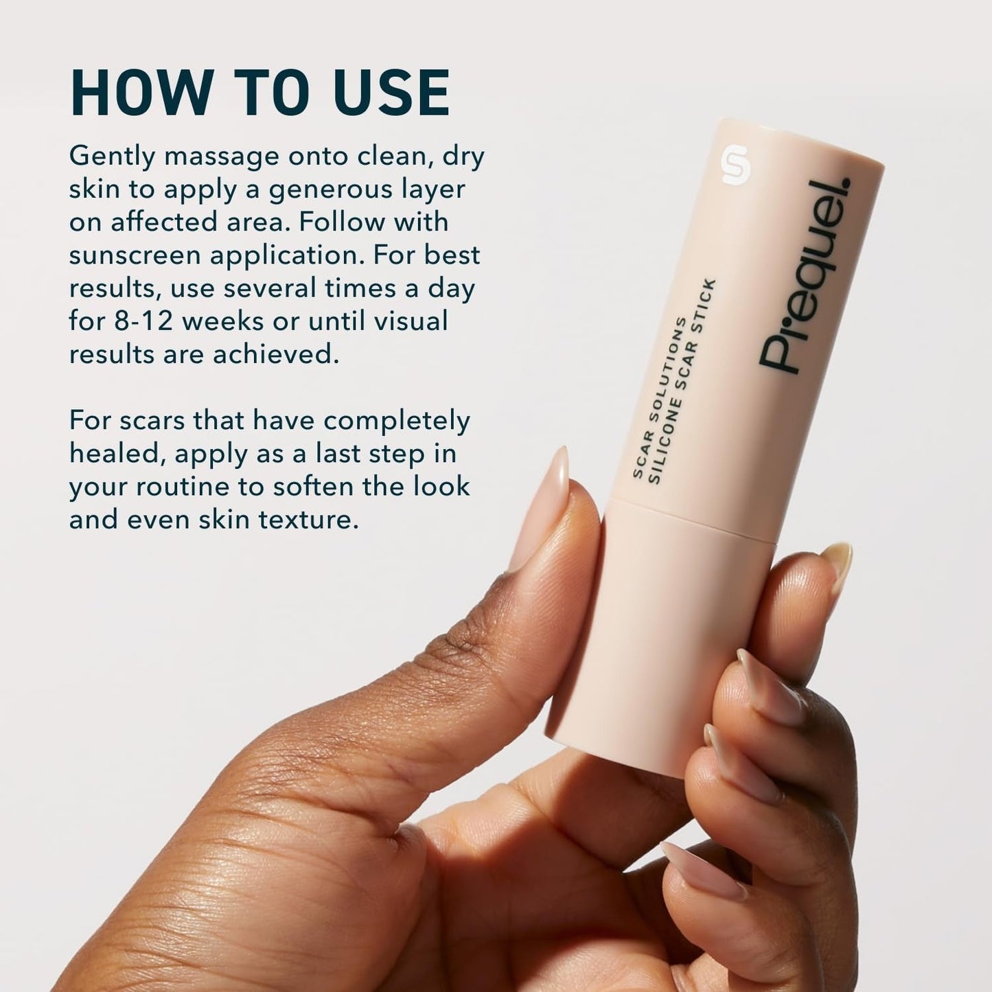 Prequel Skin Scar Solutions 60% Silicone Scar Stick.