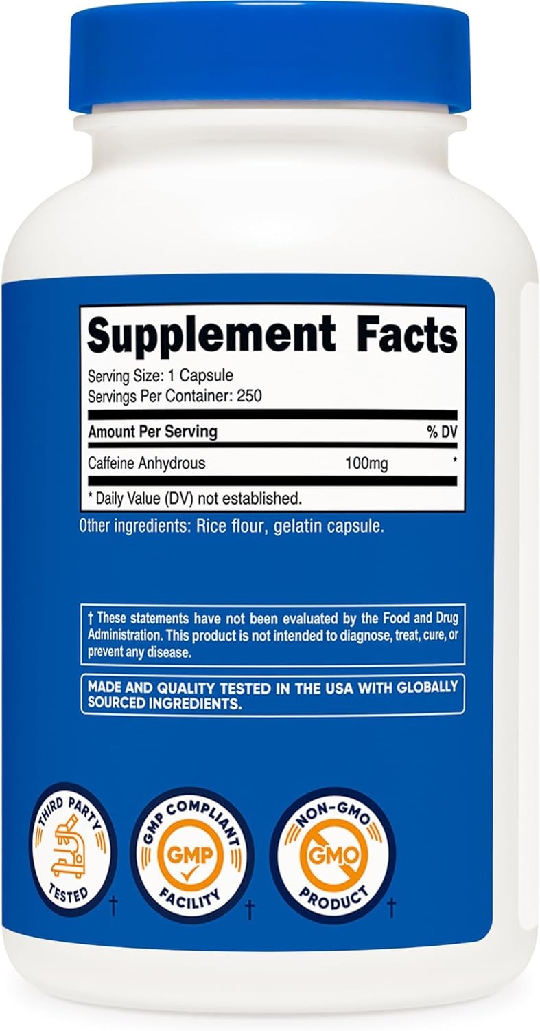 Nutricost Caffeine 200mg