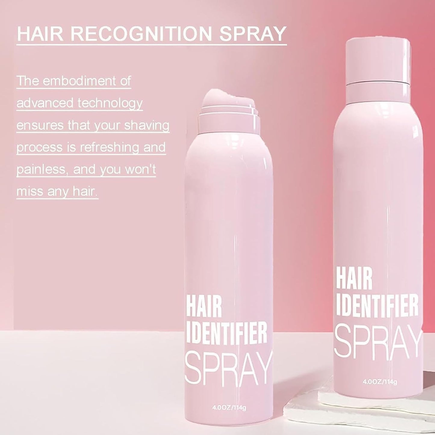 Hair Identifier Spray for Face Shaving