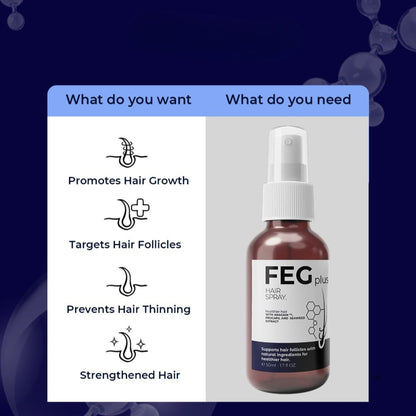 Feg hair growth spray