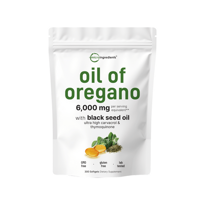 Oregano Oil with Black Seed Oil