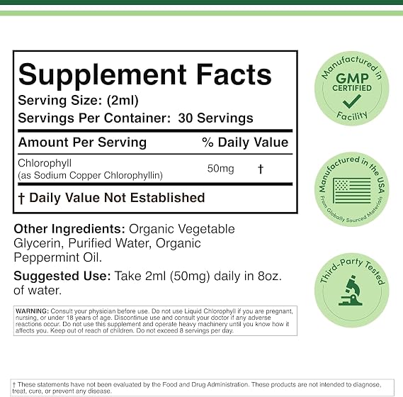 Liquid Chlorophyll Drops
