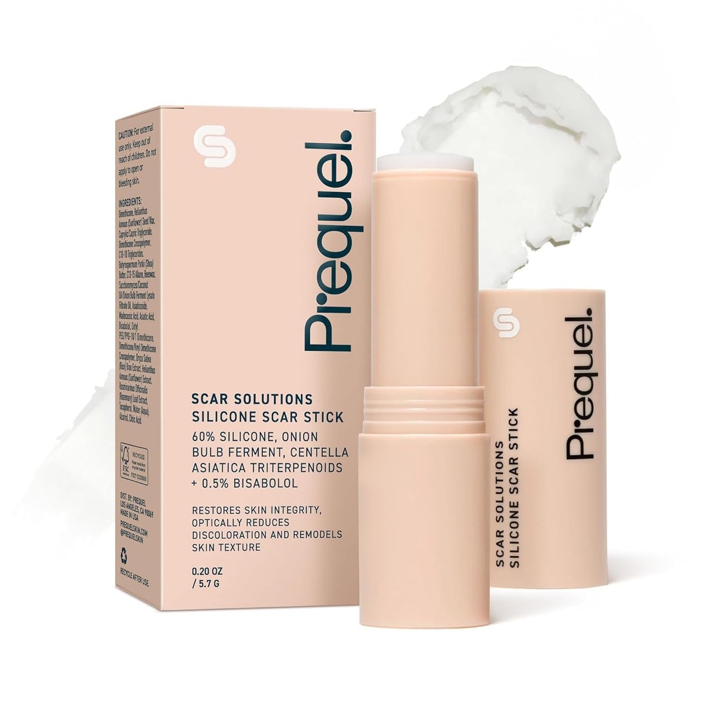 Prequel Skin Scar Solutions 60% Silicone Scar Stick.