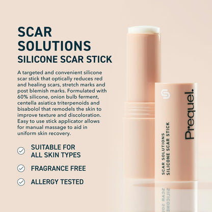Prequel Skin Scar Solutions 60% Silicone Scar Stick.