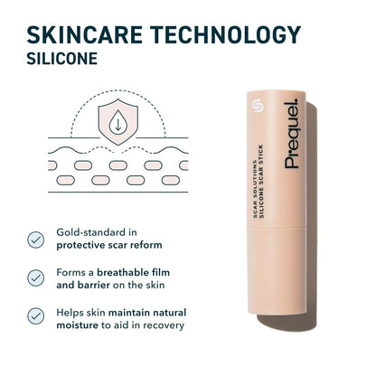 Prequel Skin Scar Solutions 60% Silicone Scar Stick.