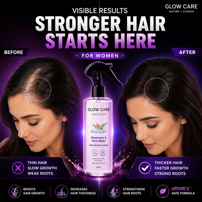 Rosemary & Rice Water Hair Growth Spray