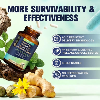 Totaria 5-in-1 60 Billion CFU Probiotic Prebiotic