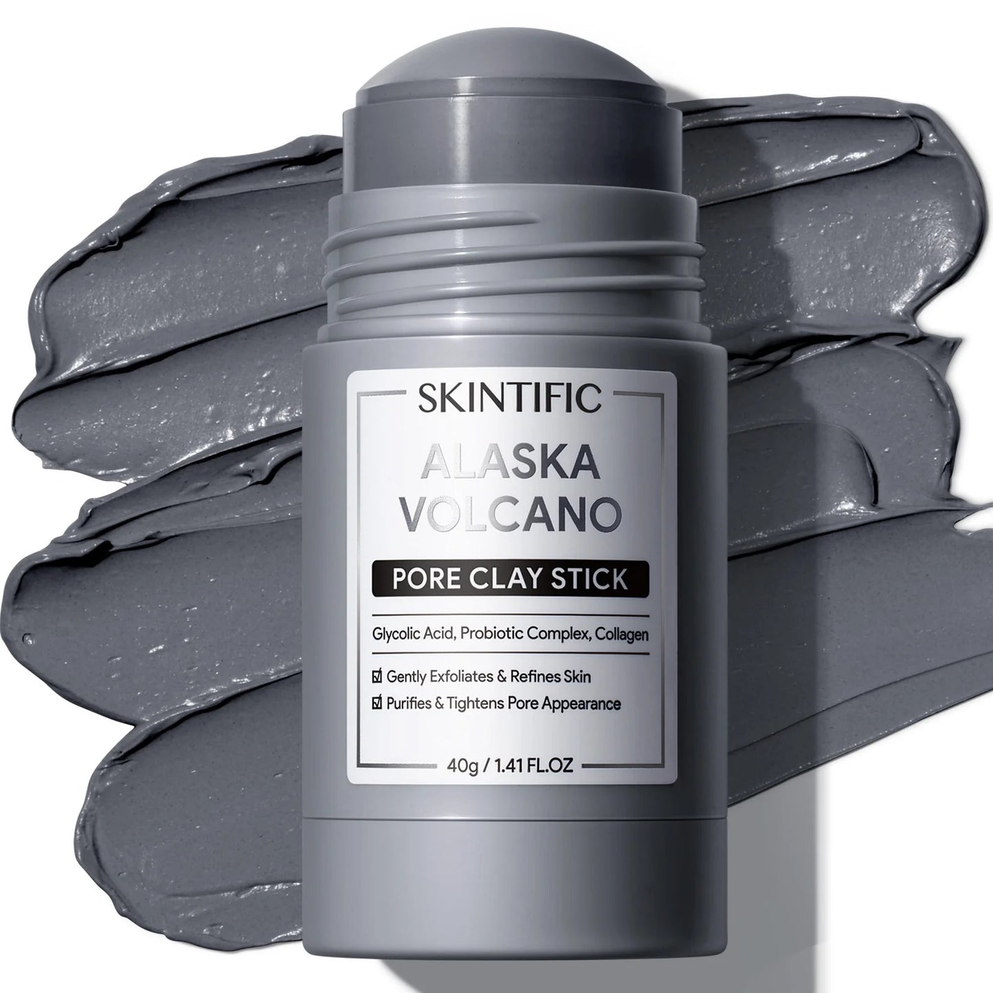 Alaska Volcano Pore Clay Stick